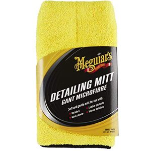 Meguiar's X1804EU Microfibre Detailing Car Cleaning Mitt, Yellow Meguiar's X1804EU Microfibre Detailing Car Cleaning Mitt, Yellow