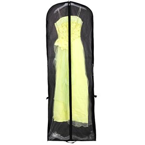 HIMRY KXB101 Breathable Garment Bag Protective Cover for Wedding Dresses/Evening Dresses/Suits/Coats Approx. 180 cm Zip Two Pockets for Accessories Black HIMRY KXB101 Breathable Garment Bag Protective Cover for Wedding Dresses/Evening Dresses/Suits/Coats Approx. 180 cm Zip Two Pockets for Accessories Black