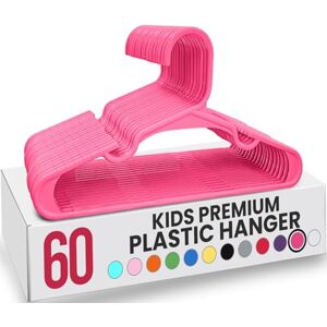 Utopia Home Baby Hangers 60 Pink Plastic Kids Closet Hangers Durable, Ideal for Everyday Use Utopia Home Baby Hangers 60 Pink Plastic Kids Closet Hangers Durable, Ideal for Everyday Use