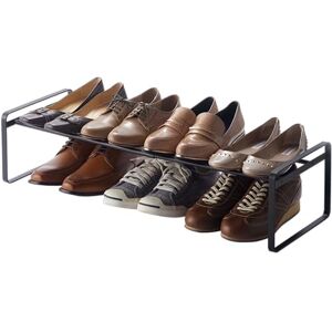 YAMAZAKI 7210 FRAME Extendable Shoe Rack, black, Steel, Minimalist, 41~70 x 25 x 17.5 cm YAMAZAKI 7210 FRAME Extendable Shoe Rack, black, Steel, Minimalist, 41~70 x 25 x 17.5 cm