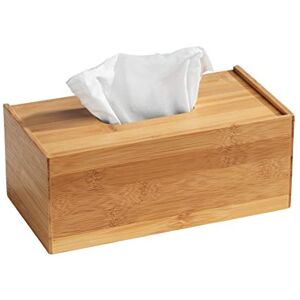 WENKO Terra Bamboo Organiser Box with 3 Compartments Storage Box, Bathroom Basket, Bamboo, brown, Bambus mit Deckel L WENKO Terra Bamboo Organiser Box with 3 Compartments Storage Box, Bathroom Basket, Bamboo, brown, Bambus mit Deckel L