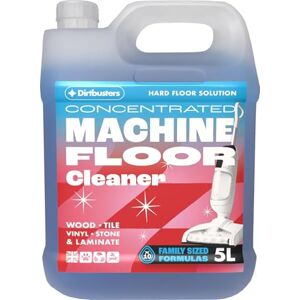 Dirtbusters Floor Cleaner Liquid for Machines (5L) Low-Foam Floor Cleaning Machine Solution for Vinyl, Laminate, Tile, Stone & Sealed Wood – Multi Surface Hard Floor Cleaner for Electric & Spray Mop Dirtbusters Floor Cleaner Liquid for Machines (5L) Low-Foam Floor Cleaning Machine Solution for Vinyl, Laminate, Tile, Stone & Sealed Wood – Multi Surface Hard Floor Cleaner for Electric & Spray Mop