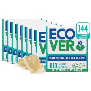 Ecover Bio Washing Capsules Lilac & Rescued Rose Scent, 8x Pack of 18 Capsules Ecover Bio Washing Capsules Lilac & Rescued Rose Scent, 8x Pack of 18 Capsules