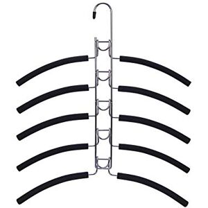 Nature Smile 2 Pack 5 in 1 Anti Slip Metal Sweater Coat Hangers,Multi Layers Wardrobe Clothes Rack,Heavy Duty Metal Space Saver Shirt Blouse Hanger Closet Storage Organizer Nature Smile 2 Pack 5 in 1 Anti Slip Metal Sweater Coat Hangers,Multi Layers Wardrobe Clothes Rack,Heavy Duty Metal Space Saver Shirt Blouse Hanger Closet Storage Organizer