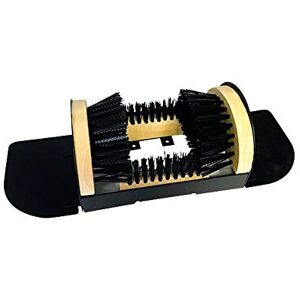 Trademark Innovations Boot and Shoe Brush Cleaner - Black, with Pedal Trademark Innovations Boot and Shoe Brush Cleaner - Black, with Pedal