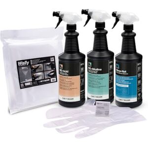 ERRECOM Cleaning Kit for Air Conditioners, includes Clima-Net (1L), Air Conditioning Cleaning Cover Bag Wally, BIO-Acid and BIO-Alkaline 2 L Biodegradable Condenser Cleaners, Gloves ERRECOM Cleaning Kit for Air Conditioners, includes Clima-Net (1L), Air Conditioning Cleaning Cover Bag Wally, BIO-Acid and BIO-Alkaline 2 L Biodegradable Condenser Cleaners, Gloves