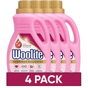 Woolite Laundry Detergent Liquid, 750ml, Pack of 4, For Delicates, Hand & Machine Wash, 48 Washes Woolite Laundry Detergent Liquid, 750ml, Pack of 4, For Delicates, Hand & Machine Wash, 48 Washes