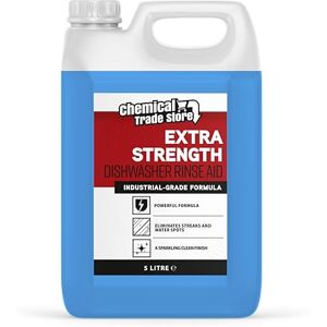 Chemical Trade Store Dishwasher Rinse Aid Original 5 Litre Concentrated Formula for Industrial/Commercial Machines Mega Value 600 Washes! Chemical Trade Store Dishwasher Rinse Aid Original 5 Litre Concentrated Formula for Industrial/Commercial Machines Mega Value 600 Washes!