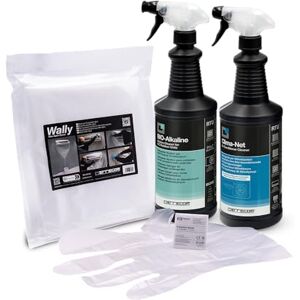 ERRECOM Cleaning Kit for Air Conditioners, includes Clima-Net (1 L), A/C Filter and Evaporator Cleaner, A/C Cleaning Cover Bag, BIO-Alkaline (1 L), Alkaline Condenser Cleaner, Gloves ERRECOM Cleaning Kit for Air Conditioners, includes Clima-Net (1 L), A/C Filter and Evaporator Cleaner, A/C Cleaning Cover Bag, BIO-Alkaline (1 L), Alkaline Condenser Cleaner, Gloves