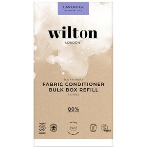 Wilton London Lavender Eco-Friendly Gentle Fabric Conditioner 160 Washes (4L) Refill Vegan Plant-Based Biodegradable Natural Fabric Softener Packed with Essential Oils for Long Lasting Fragrance Wilton London Lavender Eco-Friendly Gentle Fabric Conditioner 160 Washes (4L) Refill Vegan Plant-Based Biodegradable Natural Fabric Softener Packed with Essential Oils for Long Lasting Fragrance