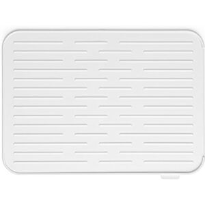 Brabantia 117466 Silicone Dish Drying Mat, Steel, Light Grey, 43.8 x 32.5 x 0.9 cm Brabantia 117466 Silicone Dish Drying Mat, Steel, Light Grey, 43.8 x 32.5 x 0.9 cm