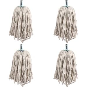 ASelected Cotton Mop heads Replacement Pack of 4,Super Absorbent,Metal Socket Mop Head,Wet or Dry Floor Cleaning Mop Heads,Thick Absorbent Yarn,Heavy Duty Mop Heads for All-Around Floor Cleaning ASelected Cotton Mop heads Replacement Pack of 4,Super Absorbent,Metal Socket Mop Head,Wet or Dry Floor Cleaning Mop Heads,Thick Absorbent Yarn,Heavy Duty Mop Heads for All-Around Floor Cleaning