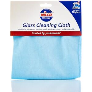 Nilco Professional Glass Cleaning Cloth, Streak-Free, Lint-Free Microfibre Cloth for Crystal Clear Shine on Windows, Mirrors & Glass Surfaces Nilco Professional Glass Cleaning Cloth, Streak-Free, Lint-Free Microfibre Cloth for Crystal Clear Shine on Windows, Mirrors & Glass Surfaces