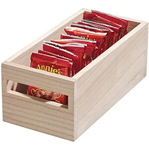 InterDesign iDesign EcoWood Kitchen Storage Box, Kitchen Container Made from Eco-Friendly Paulownia Wood, Wooden Box for Kitchens, Bathrooms and More, Beige,25.4x12.7x10.2cm InterDesign iDesign EcoWood Kitchen Storage Box, Kitchen Container Made from Eco-Friendly Paulownia Wood, Wooden Box for Kitchens, Bathrooms and More, Beige,25.4x12.7x10.2cm