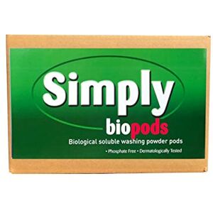 Simply Saline Simply Biological Laundry Powder Pods Pack of 100 Washes Simply Saline Simply Biological Laundry Powder Pods Pack of 100 Washes