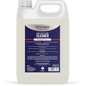 McKLords Commercial Heavy Duty Floor Cleaner, 2.5 Litre, Clear McKLords Commercial Heavy Duty Floor Cleaner, 2.5 Litre, Clear