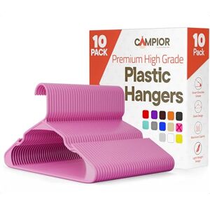 Brand Model - Heavy-Duty Pink Plastic Hangers Brand Model - Heavy-Duty Pink Plastic Hangers