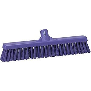 Vikan 31798 Fine Sweep Floor Broom Head, Polypropylene Block, 16-1/2" Polyester Bristle, Purple Vikan 31798 Fine Sweep Floor Broom Head, Polypropylene Block, 16-1/2" Polyester Bristle, Purple