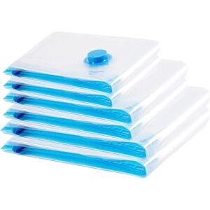 Woobroo Vacuum Bag for Clothes Vacuum Cleaner, 6 Pieces, Compression Reusable Storage Bag for Bedding, Clothes, Duvets, Mattresses and Travel (2XL 100 x 80 cm, 2L 80 x 100 cm, 2S 60 x 40 cm) Woobroo Vacuum Bag for Clothes Vacuum Cleaner, 6 Pieces, Compression Reusable Storage Bag for Bedding, Clothes, Duvets, Mattresses and Travel (2XL 100 x 80 cm, 2L 80 x 100 cm, 2S 60 x 40 cm)