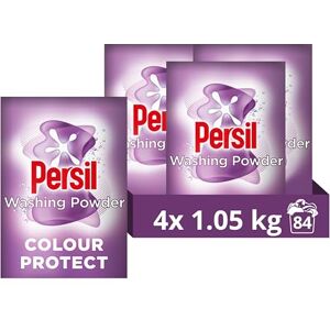 Persil Colour Protect Washing Powder keeps colours bright for outstanding stain removal in cold washes 84 washes (4x 1.05 kg) Persil Colour Protect Washing Powder keeps colours bright for outstanding stain removal in cold washes 84 washes (4x 1.05 kg)