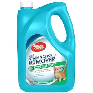 Simple Solution Cat Stain and Odour Remover, Enzymatic Cleaner with Pro-Bacteria Cleaning Power 4 Litre Simple Solution Cat Stain and Odour Remover, Enzymatic Cleaner with Pro-Bacteria Cleaning Power 4 Litre
