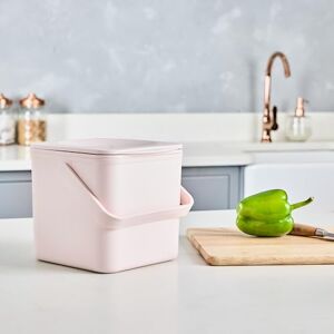 Minky Homecare Kitchen Compost Bin – Countertop Food Waste Caddy with Easy Wipe Clean Interior – Made in The UK, 0.9gal, Dusty Pink Minky Homecare Kitchen Compost Bin – Countertop Food Waste Caddy with Easy Wipe Clean Interior – Made in The UK, 0.9gal, Dusty Pink