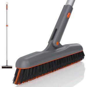 eazer Grout Brush with Long Handle Upgrade, 180°Rotation Tile Grout Cleaning Tool, V-Shape Shower Scrubber Cleaner Stiff Bristle for Cleaning Bathroom Wall, Baseboards, Tile Floors 53in eazer Grout Brush with Long Handle Upgrade, 180°Rotation Tile Grout Cleaning Tool, V-Shape Shower Scrubber Cleaner Stiff Bristle for Cleaning Bathroom Wall, Baseboards, Tile Floors 53in