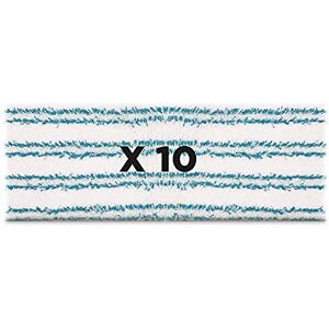Polti PAEU0387, KIT 10 Brush Cloths VAPORFLEXI, White, Blue Polti PAEU0387, KIT 10 Brush Cloths VAPORFLEXI, White, Blue