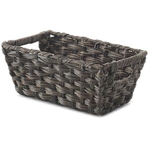 Whitmor Small Rattique Storage Basket - Driftwood Whitmor Small Rattique Storage Basket - Driftwood