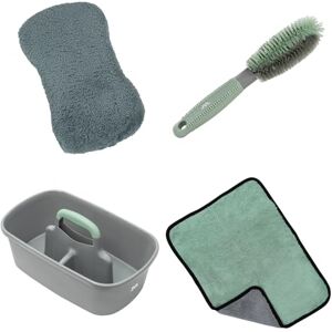 JVL Car Cleaning Essential Kit – Basic Car Wash & Detailing Set for Exterior & Interior Care JVL Car Cleaning Essential Kit – Basic Car Wash & Detailing Set for Exterior & Interior Care