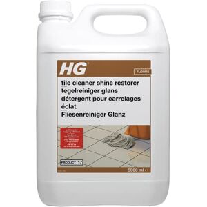 HG Tile Cleaner Shine Restorer 17, Universal Highly Concentrated Mopping Formula for Tiled Natural Stone Floors, Polish for Streak-Free Shine, for All Types of Tile Flooring – 5 litres (115500100) HG Tile Cleaner Shine Restorer 17, Universal Highly Concentrated Mopping Formula for Tiled Natural Stone Floors, Polish for Streak-Free Shine, for All Types of Tile Flooring – 5 litres (115500100)