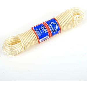 EVERLASTO 50m 'Orient' PVC Clothes/Washing Line 4.8mm Thick Clear EVERLASTO 50m 'Orient' PVC Clothes/Washing Line 4.8mm Thick Clear