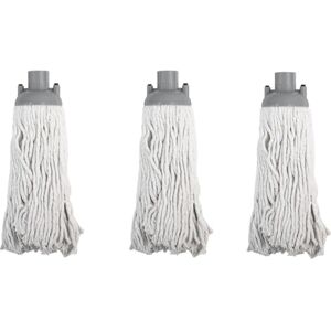 JVL String Mop Head Replacement – Green (Pack of 3) – Machine Washable Microfibre Refill Heads JVL String Mop Head Replacement – Green (Pack of 3) – Machine Washable Microfibre Refill Heads