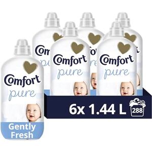 Comfort Pure Fabric Conditioner Dermatologist-Recommended and Hypoallergenic with a Gently Fresh Fragrance 288 washes (6x 1.44 L) Comfort Pure Fabric Conditioner Dermatologist-Recommended and Hypoallergenic with a Gently Fresh Fragrance 288 washes (6x 1.44 L)