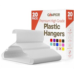 Campior White Slim Clothes Hangers - Clothes Type Campior White Slim Clothes Hangers - Clothes Type