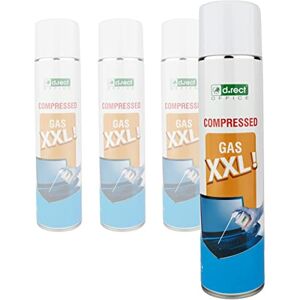 D.RECT Compressed Air Spray 4 x 600ml - Dust Cleaner PC, Keyboards, Cameras - Computer Blower D.RECT Compressed Air Spray 4 x 600ml - Dust Cleaner PC, Keyboards, Cameras - Computer Blower