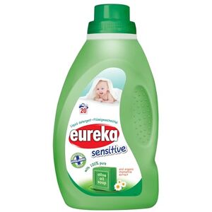 Eureka Baby Laundry Detergent – 1L – Made with 100% Olive Oil Soap & Organic Chamomile – Gentle, Hypoallergenic & Dermatologically Tested Liquid for Baby Clothes & Sensitive Skin Eureka Baby Laundry Detergent – 1L – Made with 100% Olive Oil Soap & Organic Chamomile – Gentle, Hypoallergenic & Dermatologically Tested Liquid for Baby Clothes & Sensitive Skin