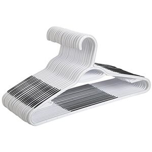 Finnhomy 50 Pack Plastic Hangers, Clothes Hangers with Non-Slip Pads, Space Saving Easy Slide Organizer, Clothes Hanger for Bedroom Closet Wardrobe, Great for Shirts, Pants, Scarves Finnhomy 50 Pack Plastic Hangers, Clothes Hangers with Non-Slip Pads, Space Saving Easy Slide Organizer, Clothes Hanger for Bedroom Closet Wardrobe, Great for Shirts, Pants, Scarves