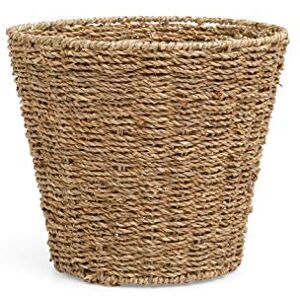 ARPAN Waste Bin Woven Waste Paper Basket for Bedroom, Kitchen, Bathroom or Office Seagrass Trash Can Versatile Wastebasket for Garbage and Rubbish ARPAN Waste Bin Woven Waste Paper Basket for Bedroom, Kitchen, Bathroom or Office Seagrass Trash Can Versatile Wastebasket for Garbage and Rubbish