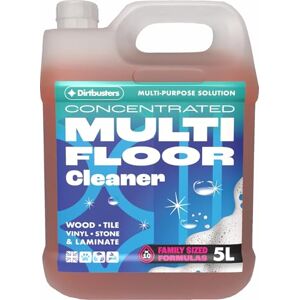 Dirtbusters All Floor Cleaner Solution (5L) Concentrated Hard Floor Cleaner Liquid for Wood, Laminate, Vinyl & Tile – Professional Multi Surface Cleaner, Pet Safe Clementine Fresh Dirtbusters All Floor Cleaner Solution (5L) Concentrated Hard Floor Cleaner Liquid for Wood, Laminate, Vinyl & Tile – Professional Multi Surface Cleaner, Pet Safe Clementine Fresh