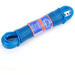 EVERLASTO 50m 'Orient' PVC Clothes/Washing Line 4.8mm Thick Blue EVERLASTO 50m 'Orient' PVC Clothes/Washing Line 4.8mm Thick Blue