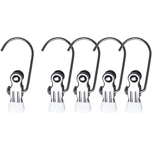 MAWA Reston Lloyd Accessory Non-Slip Space-Saving K-1 Single Clip Clothes Hanger, Set of 5, White MAWA Reston Lloyd Accessory Non-Slip Space-Saving K-1 Single Clip Clothes Hanger, Set of 5, White