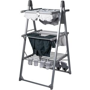 Abode Heated Electric Clothes Dryer 3 Tier Adjustable Clothes Airer Foldable Wings & Protective Cover, Aluminium Drying Rack, Energy Efficient, Garment Dryer for Indoor, AECRD2002 (3 Tier Drying Rack) Abode Heated Electric Clothes Dryer 3 Tier Adjustable Clothes Airer Foldable Wings & Protective Cover, Aluminium Drying Rack, Energy Efficient, Garment Dryer for Indoor, AECRD2002 (3 Tier Drying Rack)