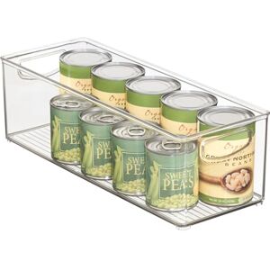 InterDesign iDesign Recycled Plastic Stackable Storage Bin with Handles – Clear InterDesign iDesign Recycled Plastic Stackable Storage Bin with Handles – Clear