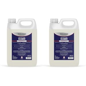 McKLords Heavy Duty Floor Cleaner, 10 Litre (2x5 Litre) Clear McKLords Heavy Duty Floor Cleaner, 10 Litre (2x5 Litre) Clear