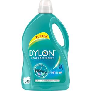Dylon Sport Detergent (60 Wash Loads), Liquid Laundry Detergent for Active Wear Clothes, Sport Detergent to Remove malodour, Keep Elasticity and renews in every wash with optimal results in 10 washes Dylon Sport Detergent (60 Wash Loads), Liquid Laundry Detergent for Active Wear Clothes, Sport Detergent to Remove malodour, Keep Elasticity and renews in every wash with optimal results in 10 washes
