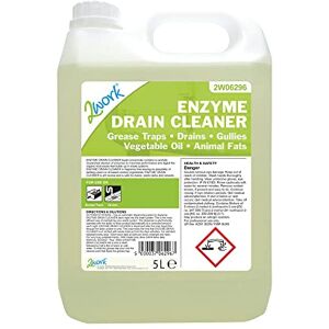 2WORK Enzyme-Based Drain Cleaner 5 Litre Bulk Bottle 2W06296 2WORK Enzyme-Based Drain Cleaner 5 Litre Bulk Bottle 2W06296