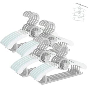 HGYZE Baby Nursery Closet Hangers, Ultra Thin Non-Slip and Extendable Laundry Infant Pant Hanger for Newborn Clothes 20pcs Grey Gift Adjustable Children Coat Hanger for Girl Boy Toddler Kids Child HGYZE Baby Nursery Closet Hangers, Ultra Thin Non-Slip and Extendable Laundry Infant Pant Hanger for Newborn Clothes 20pcs Grey Gift Adjustable Children Coat Hanger for Girl Boy Toddler Kids Child