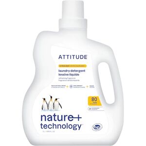 ATTITUDE Liquid Laundry Detergent, EWG Verified, HE Compatible, Plant-Based & Vegan, Natural Laundry Soap, Citrus Zest Scent, 80 Loads, 2 Liters ATTITUDE Liquid Laundry Detergent, EWG Verified, HE Compatible, Plant-Based & Vegan, Natural Laundry Soap, Citrus Zest Scent, 80 Loads, 2 Liters