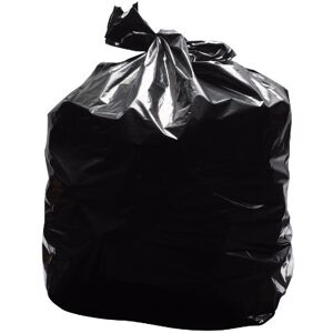 2WORK Light Duty Refuse Sack Black (Pack of 200) KF73375 2WORK Light Duty Refuse Sack Black (Pack of 200) KF73375
